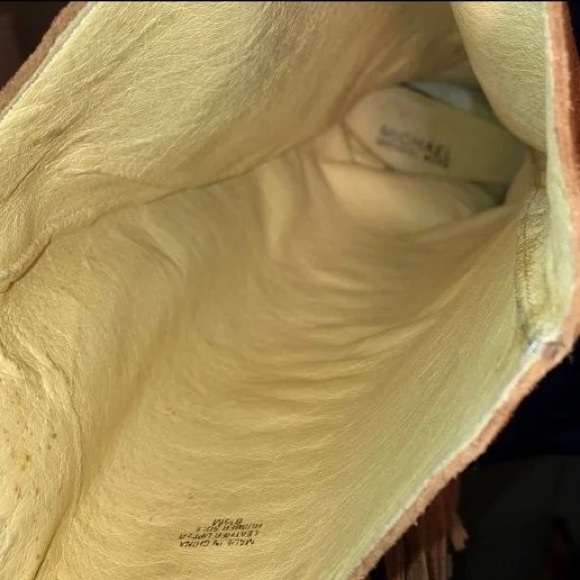 Michael Kors Suede Fringe Boots size 8.5 Chestnut - Picture 11 of 11